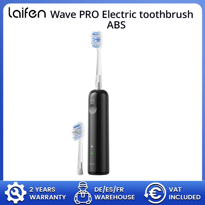 Laifen Wave Pro Abs Elektrische tandenborstel, met twee standen, voor dagelijkse reiniging, slimme druksensor, 70 dagen batterijduur, IPX8 waterdicht.