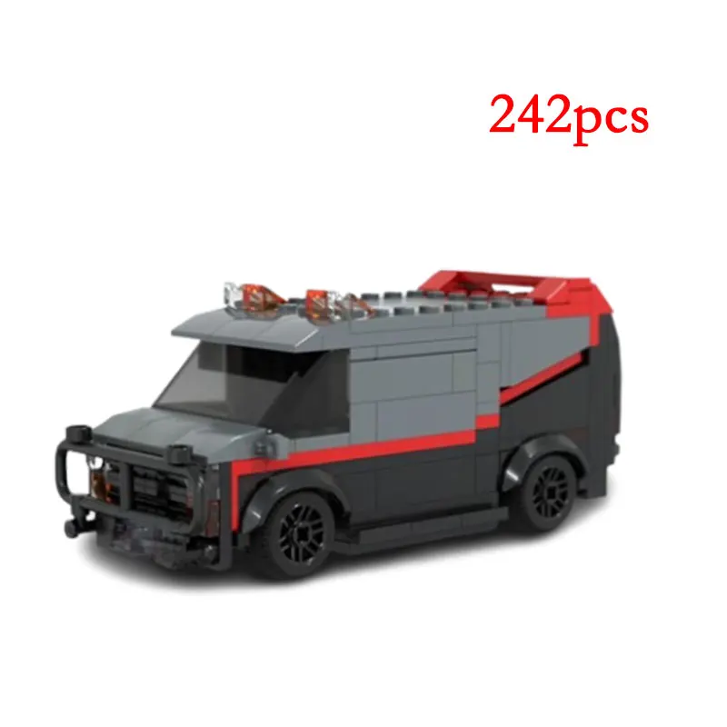 Spot MOC-20604 Small Particle Automotive Vehicle Creative Assembly Building Blocks Puzzle Toy Model Ornament