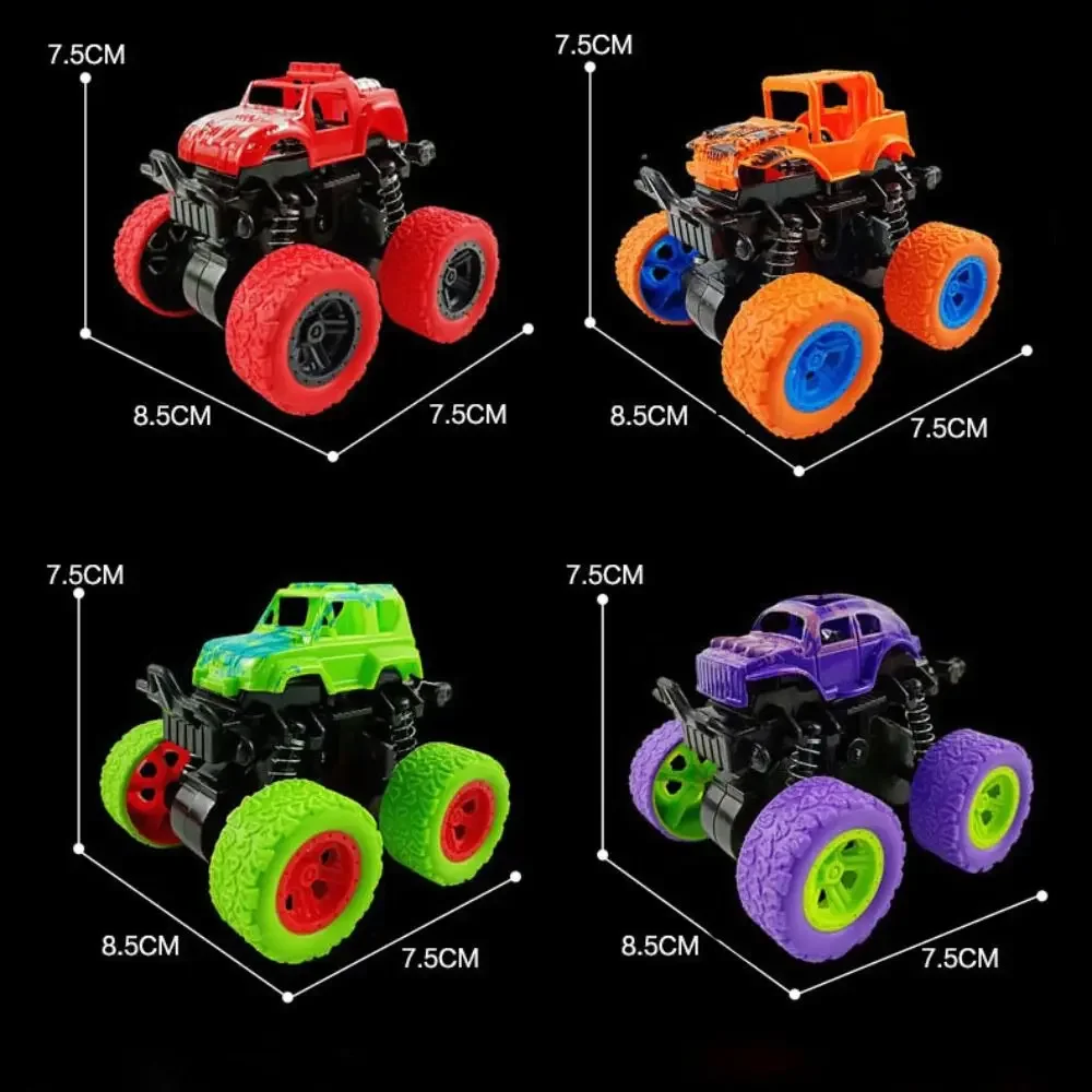 Zurückziehbares Stunt-Auto mit Allradantrieb, um 360° gedreht °   ABS-Material, Stunt, Geländewagen, Trägheitsrotation, 9 Stile
