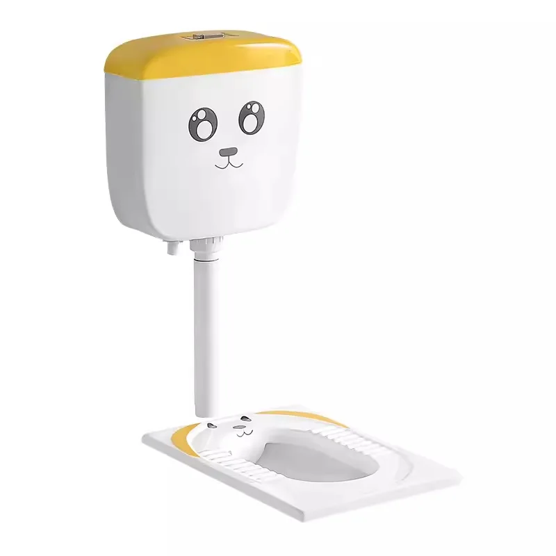 

Kindergarten children's colorful ceramic puppy squatting toilet squatting pit anti-odor squatting toilet urinal cartoon ceramic