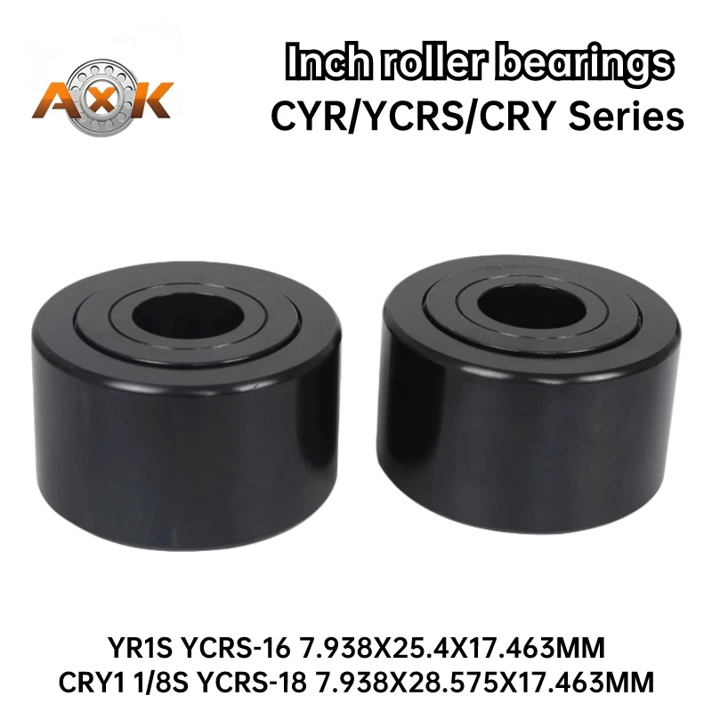 

CYR 1 S 1/8 S YCRS-16 18 Inner Diameter 7.938 Mm Height 17.463mm Yoke Type Track Rollers Inch System CAM Follower Black