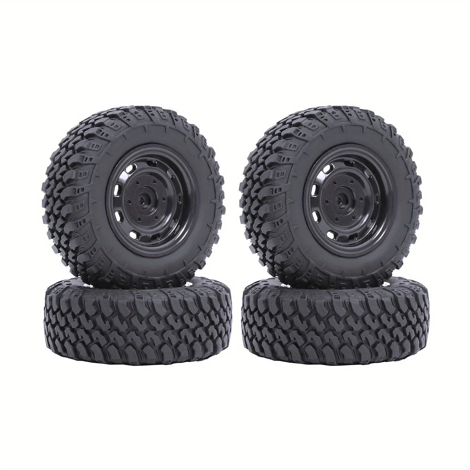 MN82S 73mm*28mm 5mm Hex Tires Wheel For RC Off-Road Cars MN99S MN98 MN99 MN82 MN78 MN168 WPL C24-1 B36 C64 JJRC Q75 Truck Parts