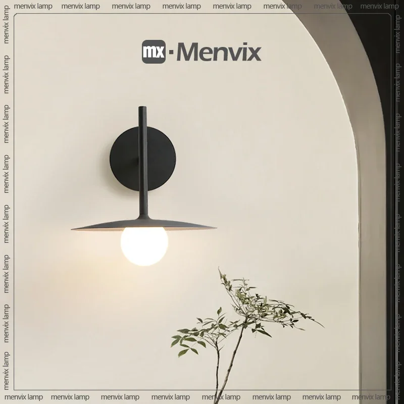 Menvix-Lámpara de pared moderna, accesorios de iluminación LED nórdicos, candelabros creativos para mesita de noche, sala de estar, decoración interior del hogar, luminaria