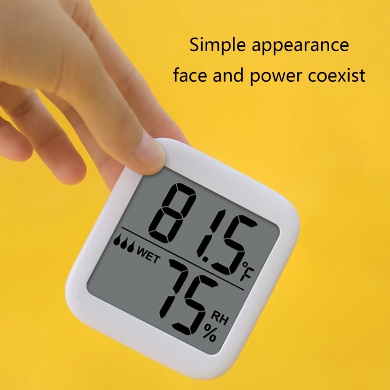 Temperature & Humidity Large LCD Display Thermometer Hygrometer for Home