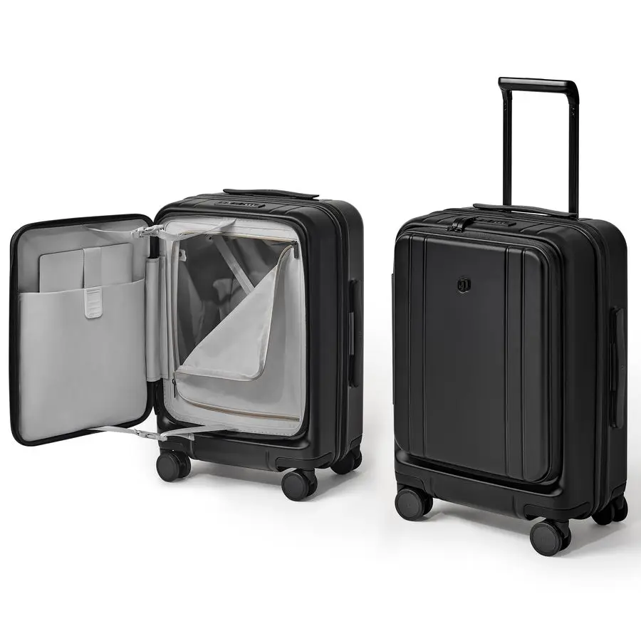 

На багаже 22x14x9 одобрил авиакомпании, 20-дюймовый чемодан с верхним открытием, расширяемый, твердый корпус для ПК, переноска большой вместимости, T