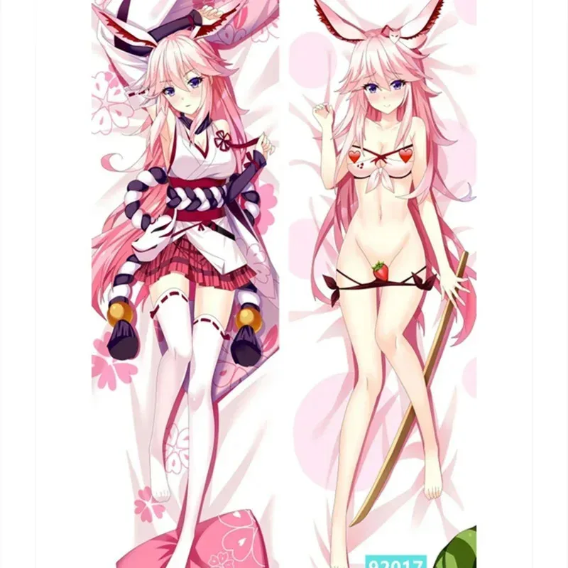 

♥ 2025 New 2WAY/WT Anime game Genshin Impact Dakimakura sexy Yae Sakura cosplay hug otaku pillowcase DIY custom pillowcas ★☆ly99