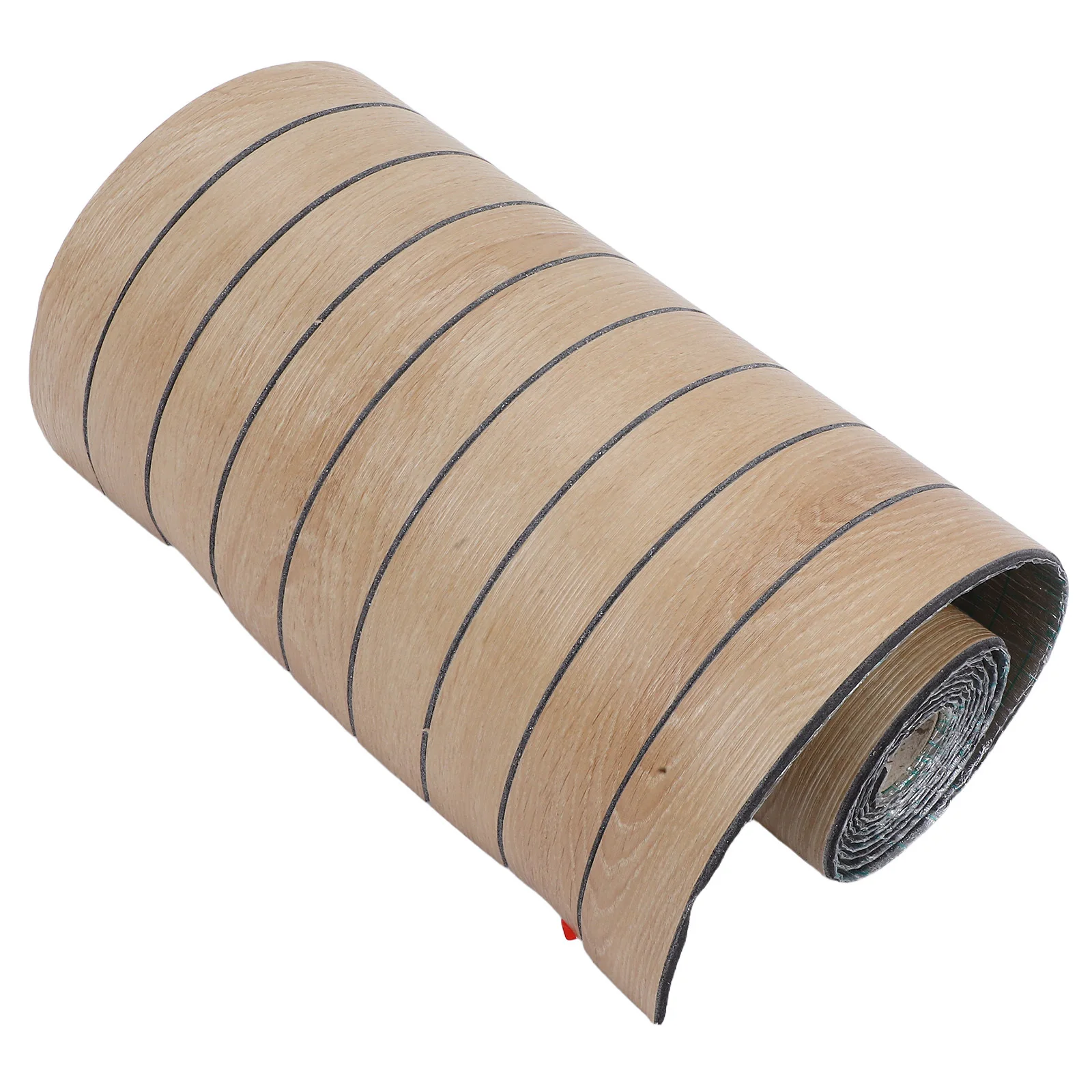 

3D Slats Wall Paneling 40Cmx300Cm Brown Waterproof Self Adhesive Wallpaper Sticker For Kitchen Bathroom Bedroom Living Room