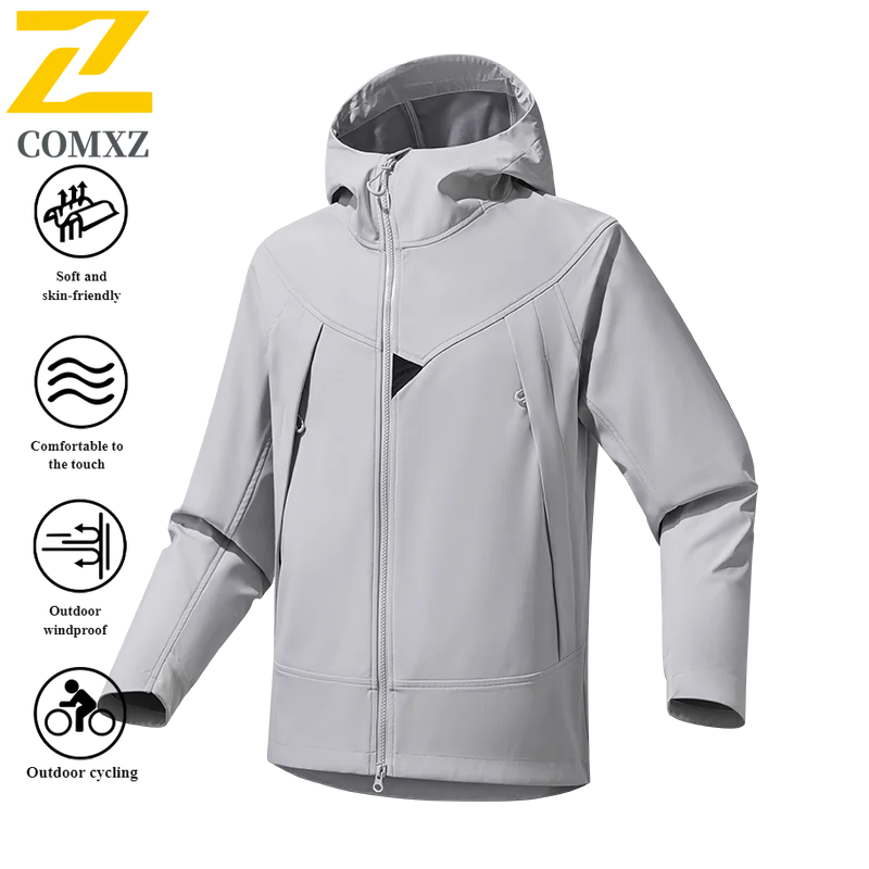 سترة EiAO للزوجين سوفتشيل مطورة ضد الرياح ومقاومة للماء معطف حراري خارجي للتنزه والتخييم والصيد لجميع المواسم 2025 #6