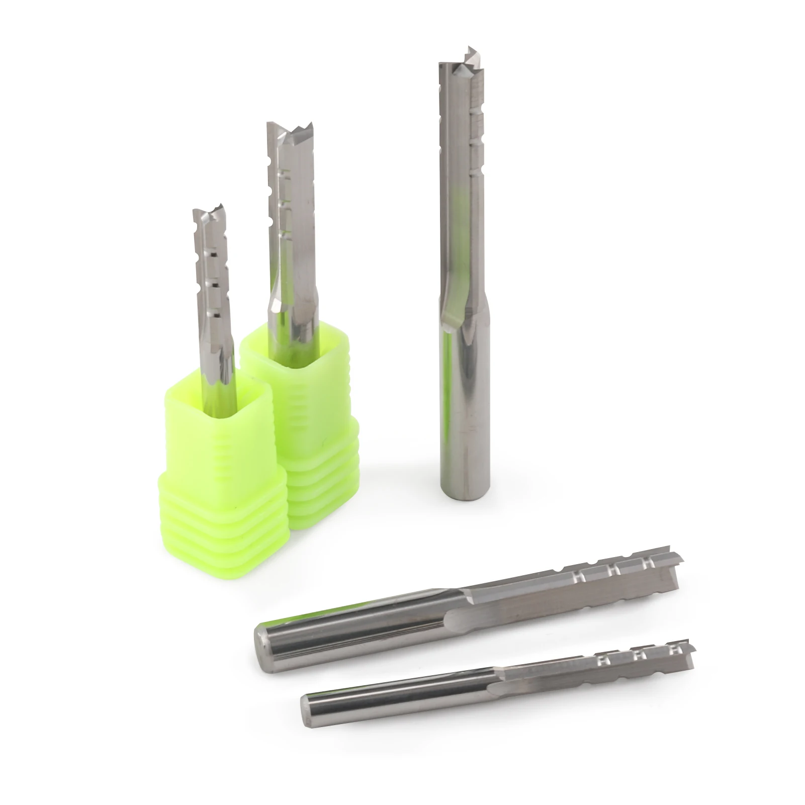 1 adet katı karbür düz End Mill 3 flüt freze kesicisi oyma ahşap CNC planya araçları için marangoz aracı keski kenar