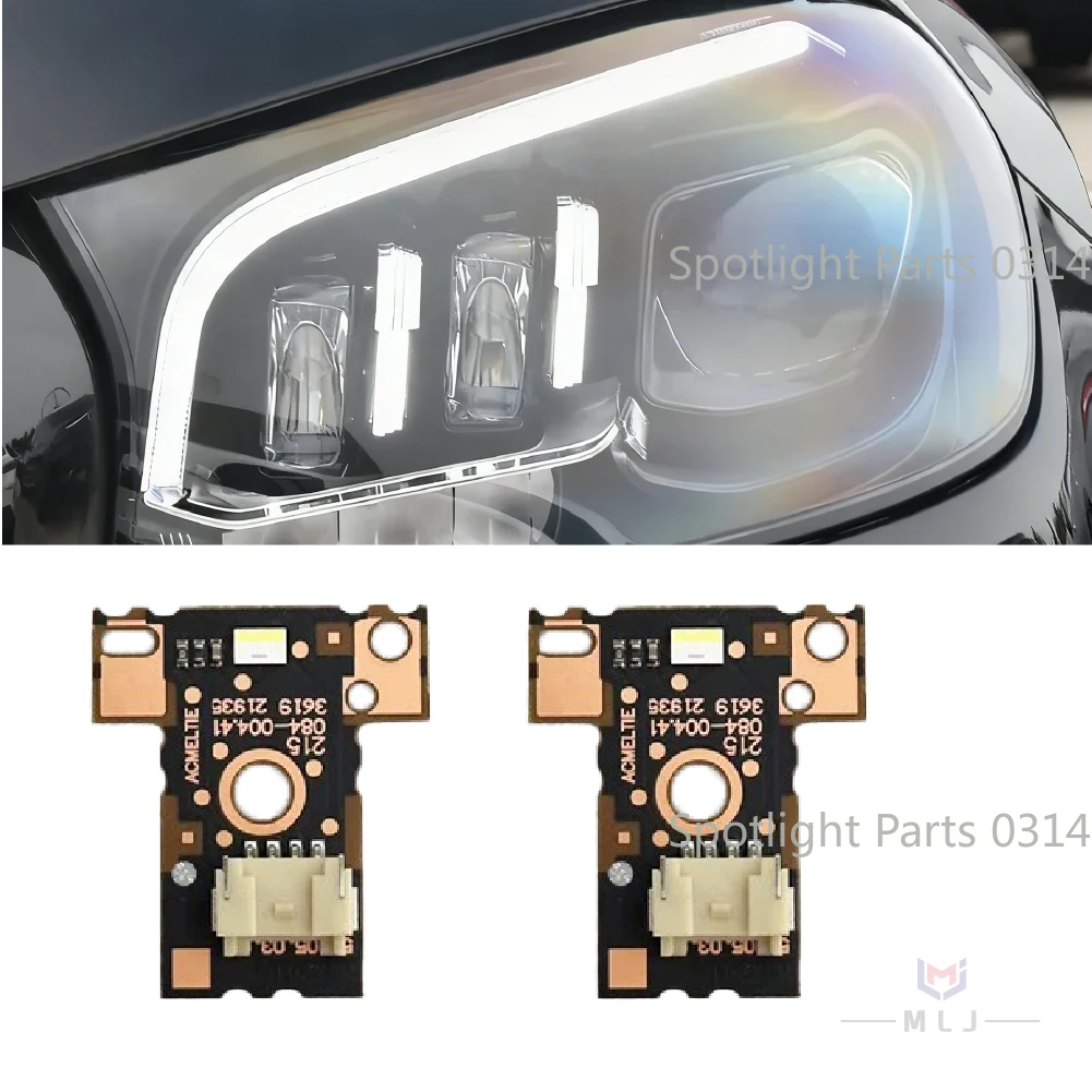 

For Mercedes Benz GLS GLS63 X167 2021-2023 LED Chip High beam White Car Headlight Light Source Board Car Accessories Angel Eyes