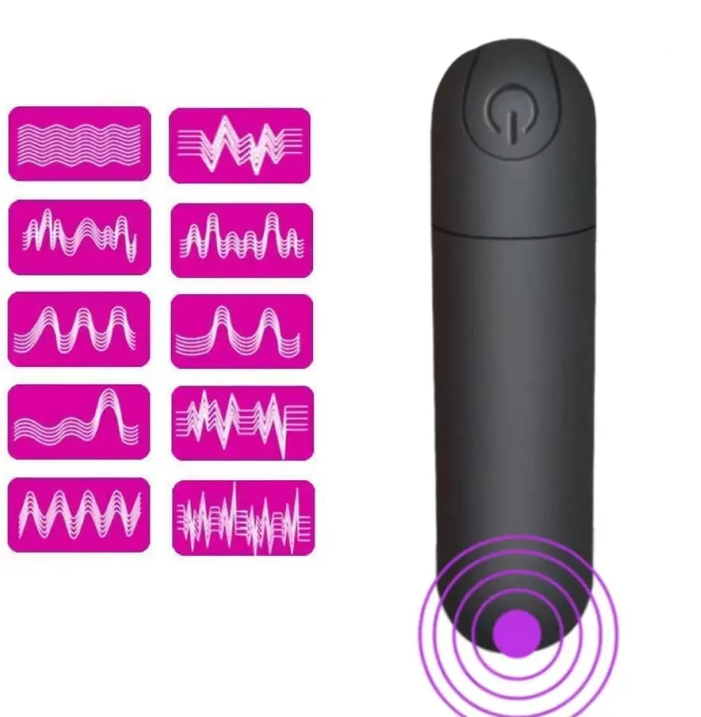 Bistooth APP Vibrator peluru, Vibrator titik G peluru Mini, Stimulator seks klitoris puting untuk wanita, mainan seks dengan 10 bergetar,