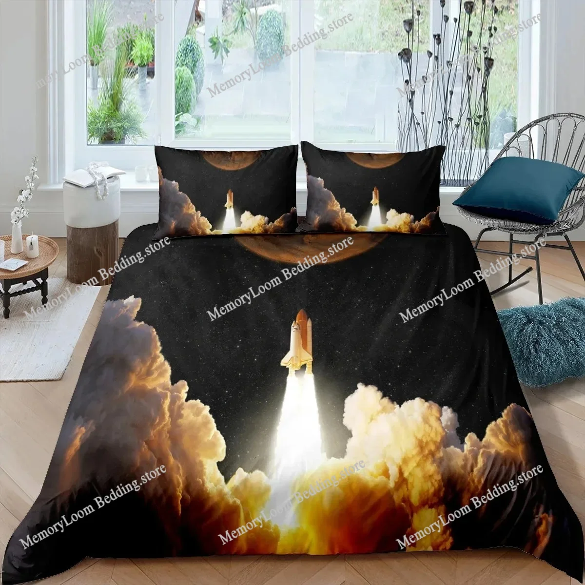 

Airplane Fighter Duvet Cover King_Queen Size,flying Fighter Jet Bedding Set for Kids Teens Boys,modern Cool Airplane Quilt Cover