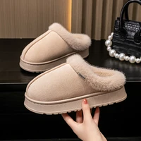 Women's Winter Slippers Non-Slip Indoor House Shoes, Plush Fleece Lined Warm Cotton Slippers with Soft Sole for Home Comfort 4
