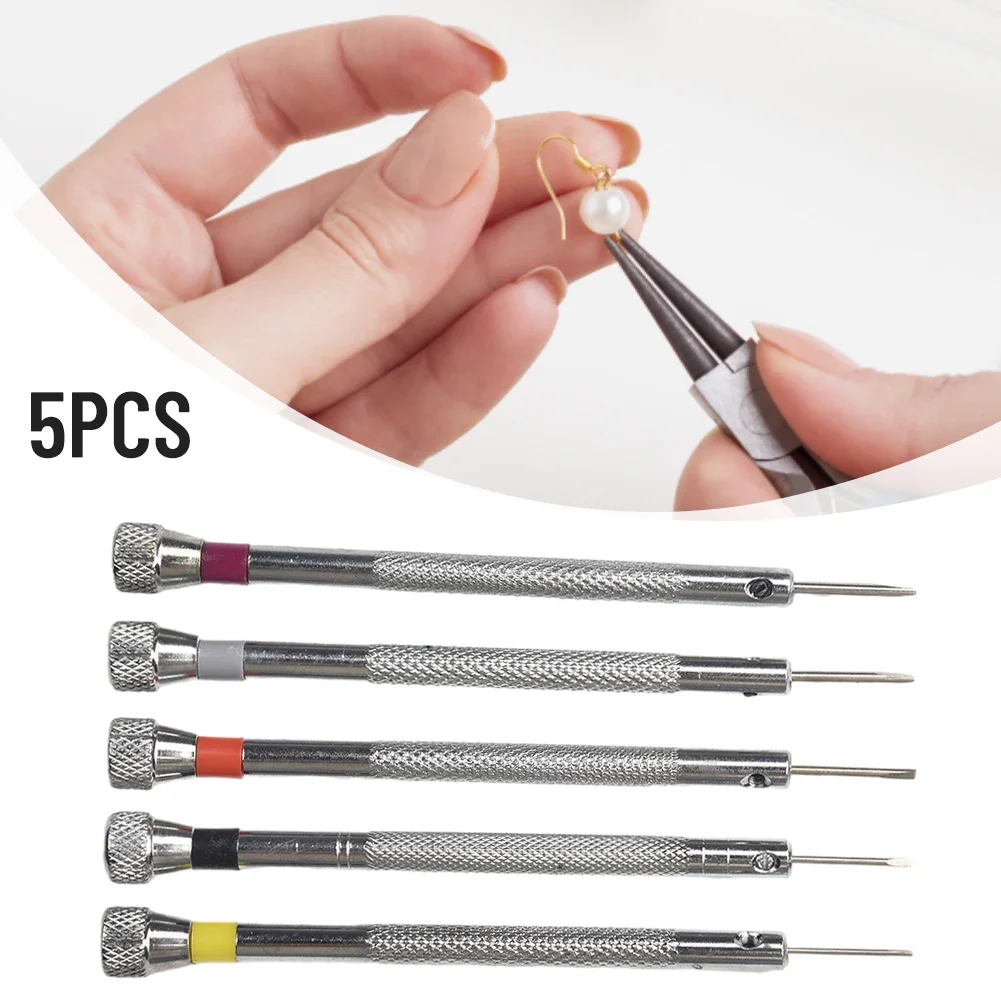 10pcs Precision Screwdriver 0.8-1.6mm Flathead Screwdrivers Spare Blades For Eyeglasses Watch Jewelry Watchmaker Repair Tool