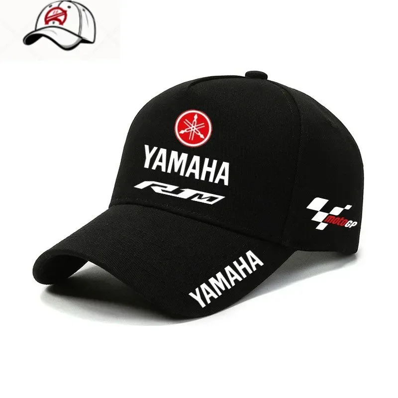 ياماها R1M دراجة نارية سباق قبعة الرجال الترفيه قيعة بيسبول صغيرة قبعة الشمس أسطول التدريب اليومي واقية من الشمس قبعة الموضة بلغت ذروتها قبعة