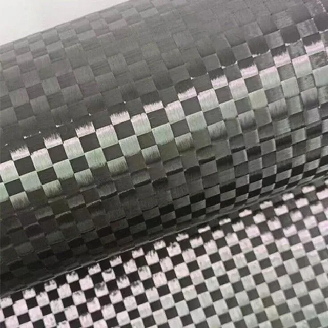 12K 200g Spread Tow Plain Weave 8*8mm Tkanina z włókna węglowego 50cm x 100cm - opakowanie rolkowe