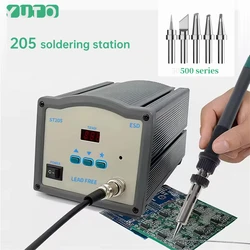 Universal Quick 205H Soldering Station 150W Lead-Free High Frequency Digital Rework Station With 500 Series Soldering Iron Tips