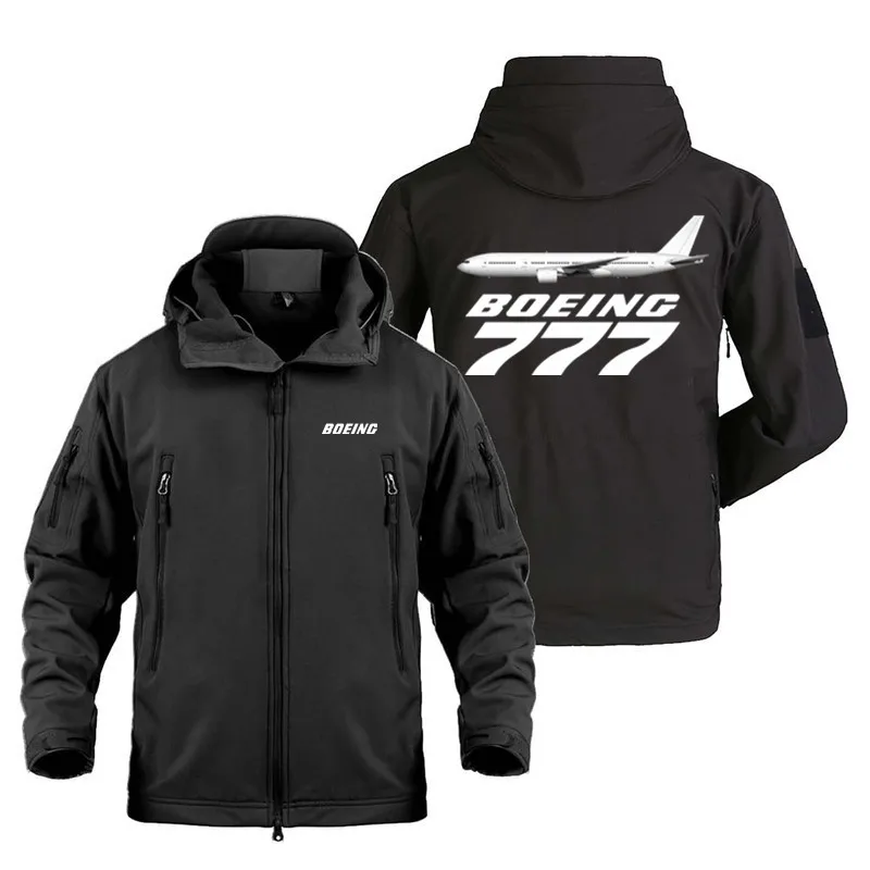 

New Tactical Shark Skin Aviation Pilots The Boeing 777 Fleece Warm SoftShell Outdoor Military Men's Coats Jackets