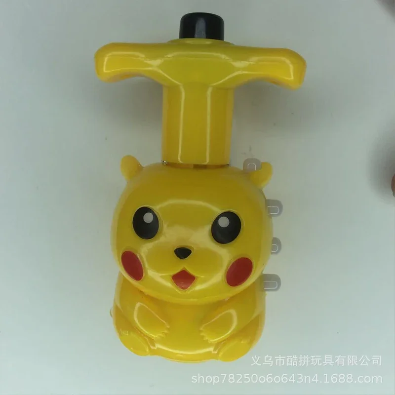 Pokemon Pikachu Action Figure LED Light ABS Music Gyro Anime Kawaii Juguete Yellow Toys for Kids Children Cute Birthday Gifts