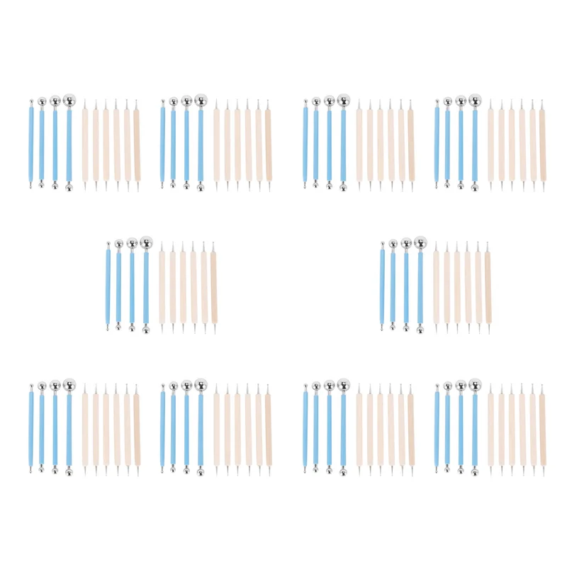 

ABUI-100 шт., инструменты для нанесения точек, стилусы с шариками для рисования мандалой, поделки из керамической глины, тиснение искусства