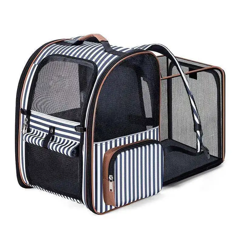 Cat Bag Expandable Pet Backpack Large Capacity Portable Pet Going Out Foldable Bag