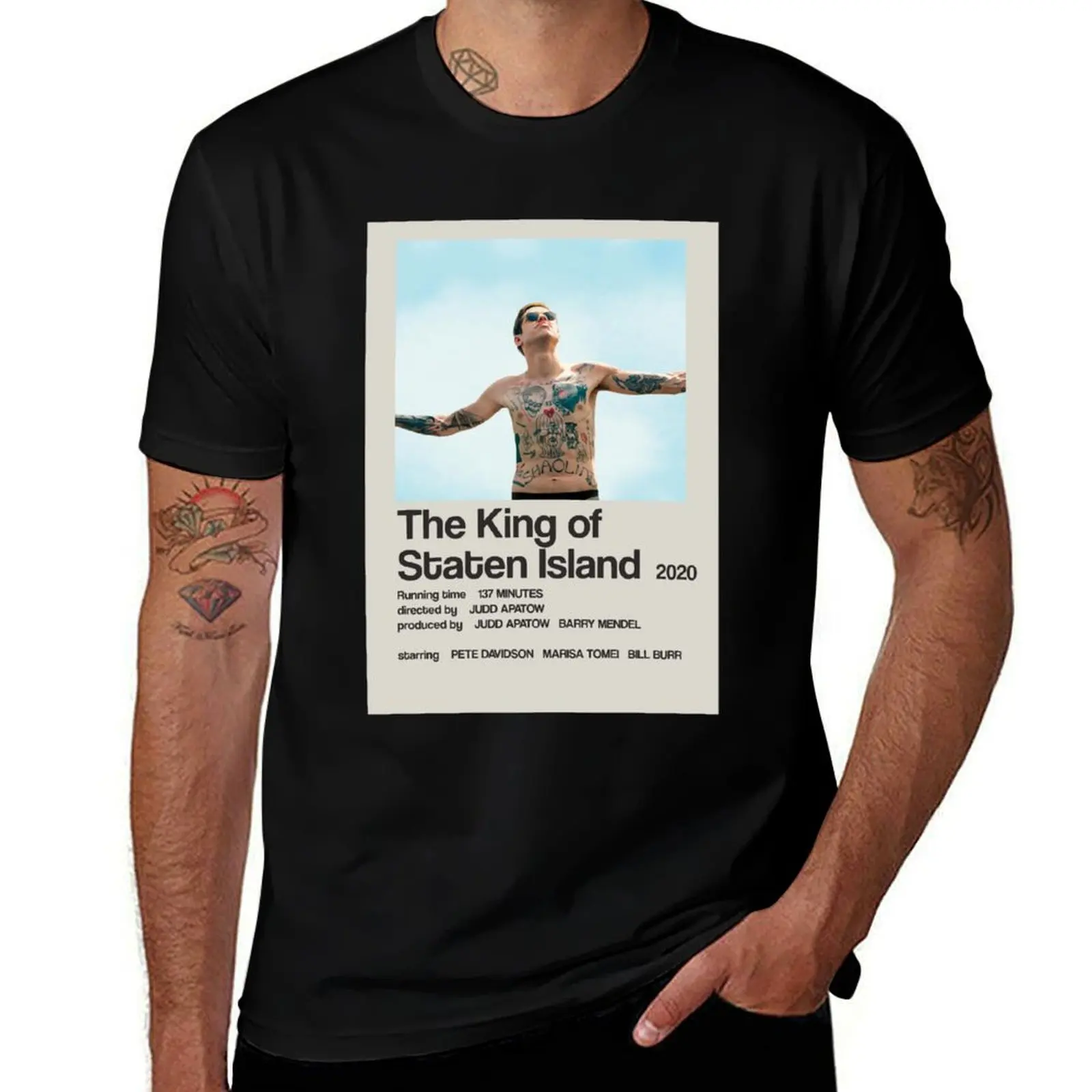 

The King of Staten Island - Pete Davidson Minimalist Poster T-Shirt Fitness Training Breathable Tee