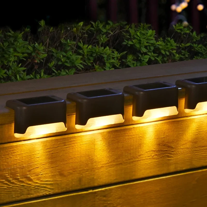 

Solar Step Light Outdoor Balcony Stair Wall Fence Light Garden Decoration LED Waterproof Lighting Step Guide Light