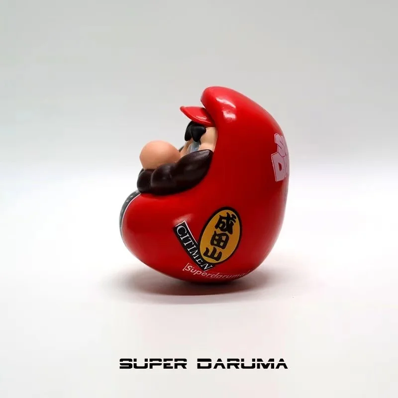 Anime Super Mario Cos Super Dharma Figurka Model 9cm Statuetka Figurki Fortune Love Luck Ozdoba na biurko Ozdoby samochodowe Zabawki Prezenty