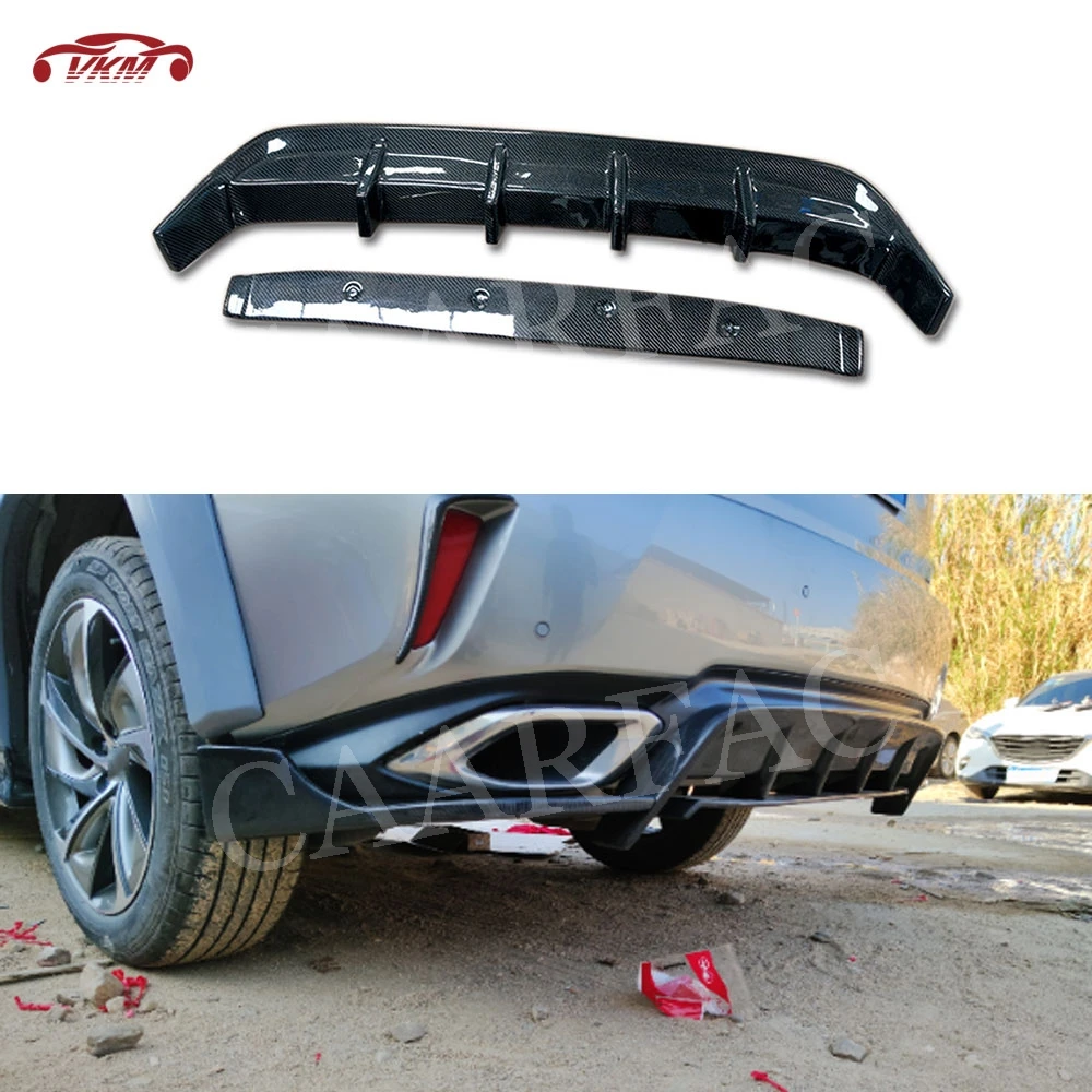 

Carbon Fiber / FRP Rear Bumper Lip Diffuser Spoiler For Lexus RX300 RX450H 2016-2020 Car Styling