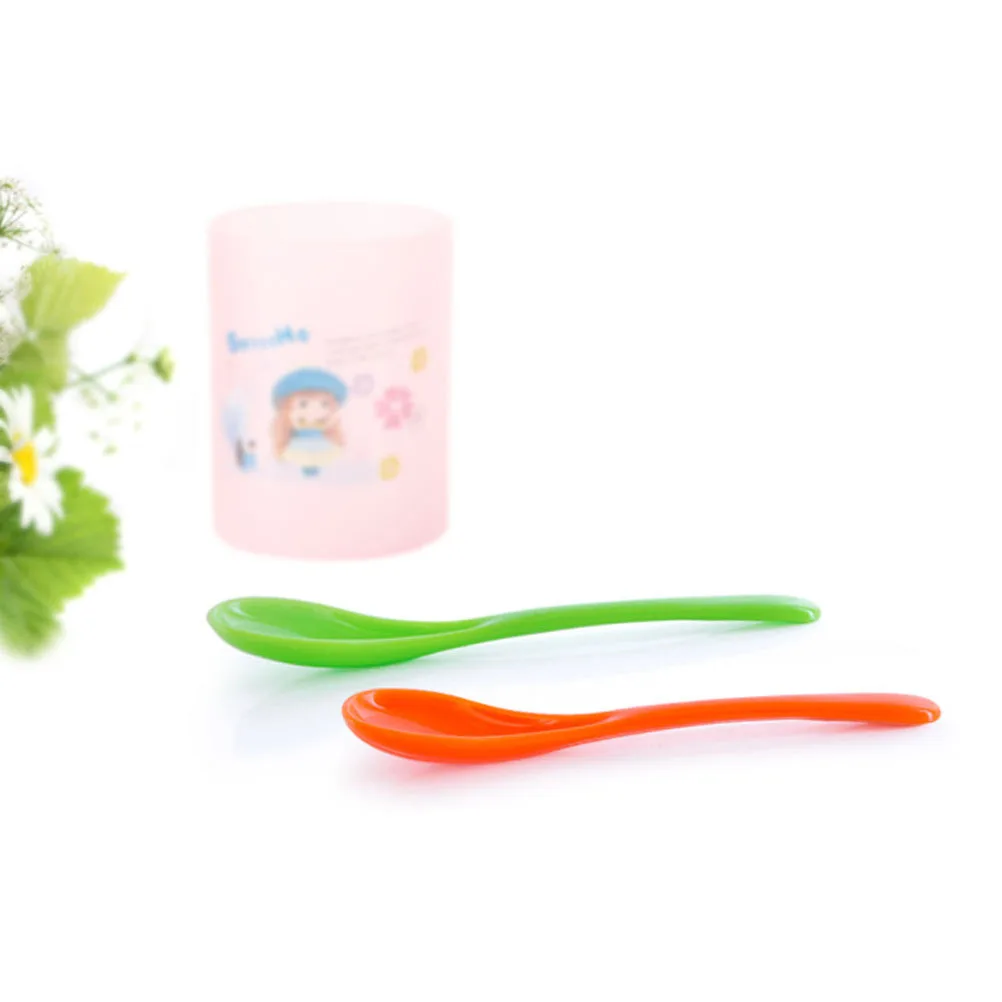 

20 pcs Feeding Measuring Spoons 12.4X2.3Cm Colorful Food Grade Pp Plastic Spoon Set For Baking Kitchen Utensil Ice Cream
