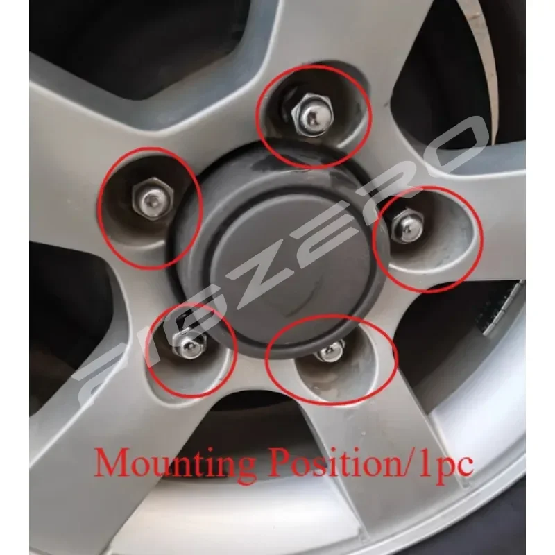 0915912057 New Metal Auto Tire Lug Nuts Wheel Nut Lugs Cap for Suzuki Jimny Swift Sport Grand Vitara Kizashi IGNIS 09159-12057