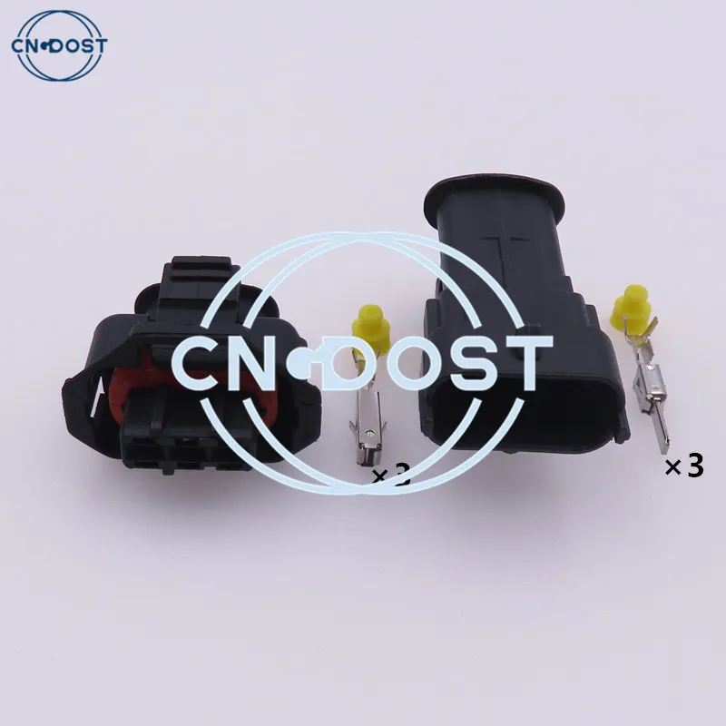 

1 Set 3 Pin 1928403968 1 928 403 968 Automotive Rail Pressure Sensor Wire Cable Waterproof Connector AC Assembly Auto Parts