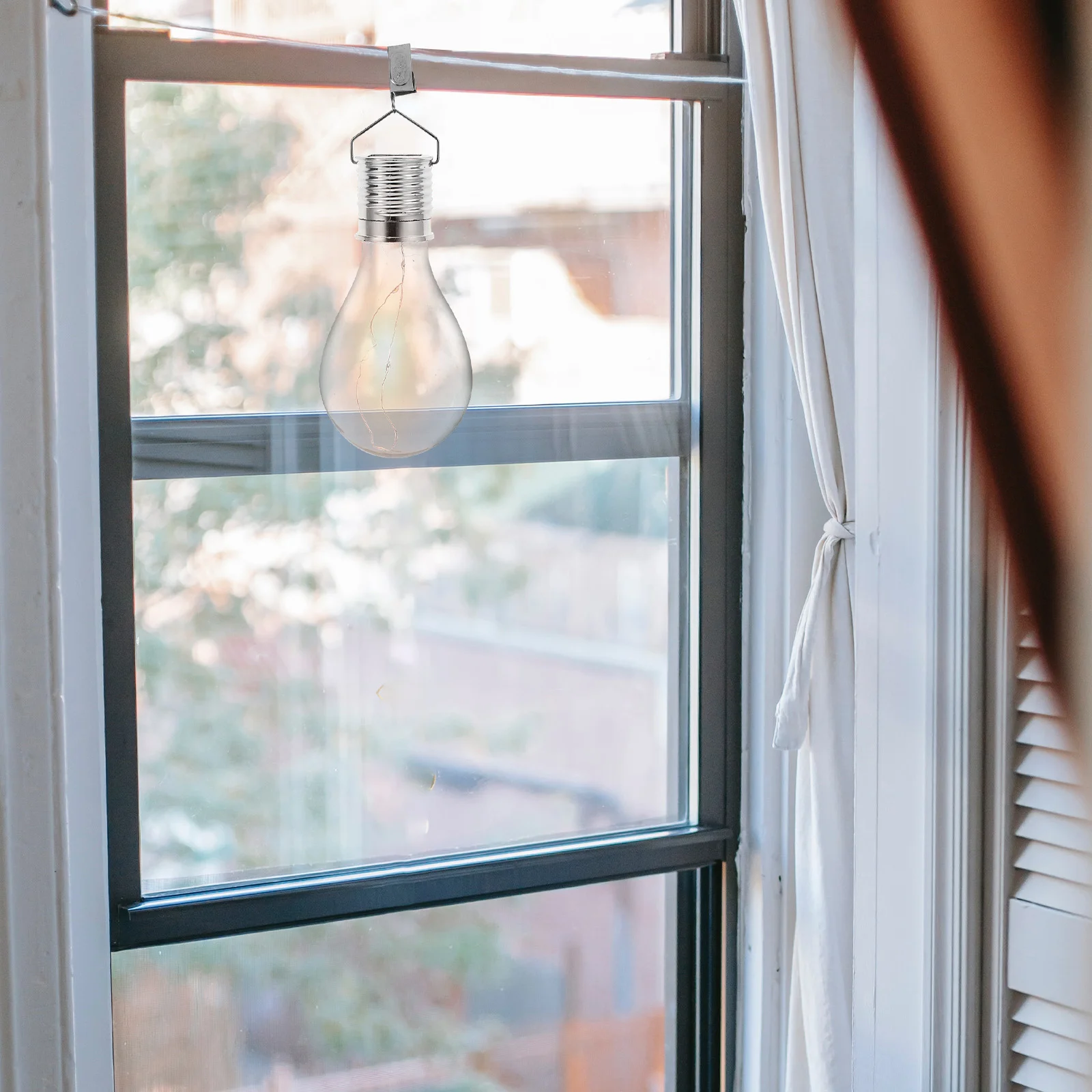 

5pcs Solar Bulbs Hanging Led Light Outdoor Garden Decoration Clip-On Solar Powered Lamp For Patio Lawn Yard Landscape Lighting