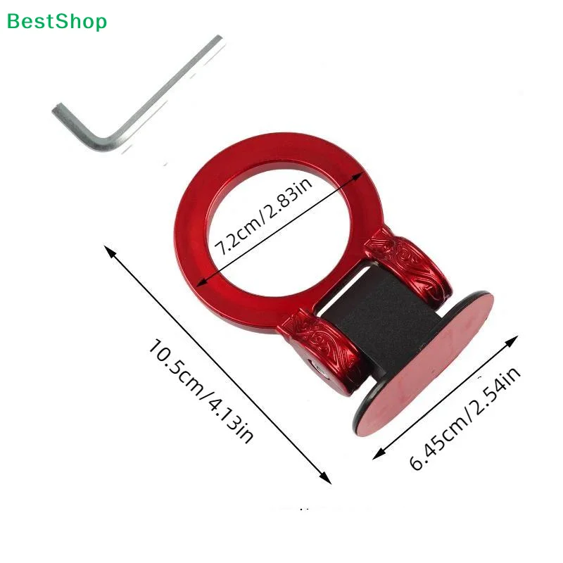 Car Trailer Hooks Styling Sticker Decoration Car Auto Rear Front Trailer Simulation Racing Ring Vehicle Towing Hook Decals