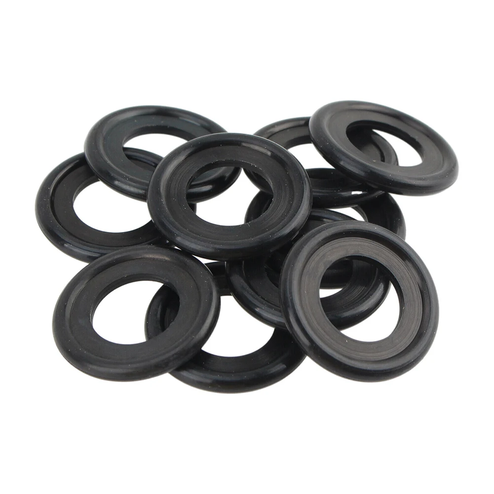 10pcs Universal Car Oil Pan Oil Drain Screws Rubber Gasket Sealing Ring Sealing Oil Drain Plug Gasket Washer M-12 Accessories