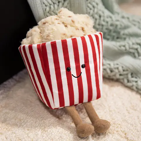 Cute Simulation Fun Popcorn Doll Plush Toy Children's Gift ForSoothing Soft Cute Doll