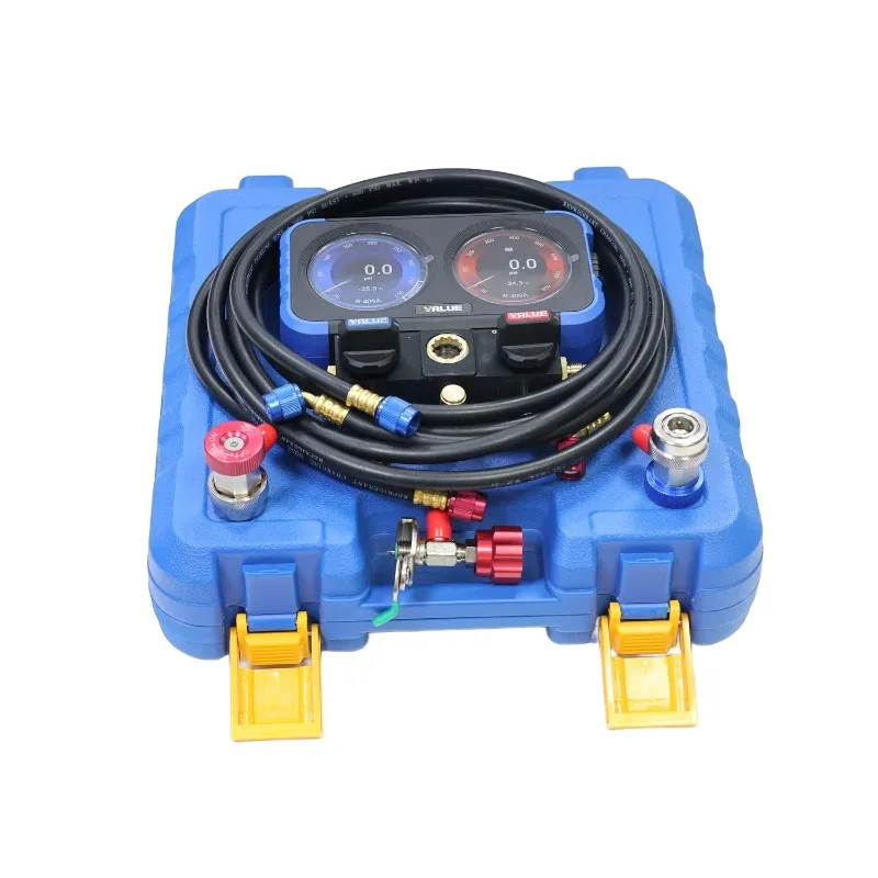 

VRM2-X Refrigerant Manifold Gauge Long Battery Life AC Automotive Repair Equipment