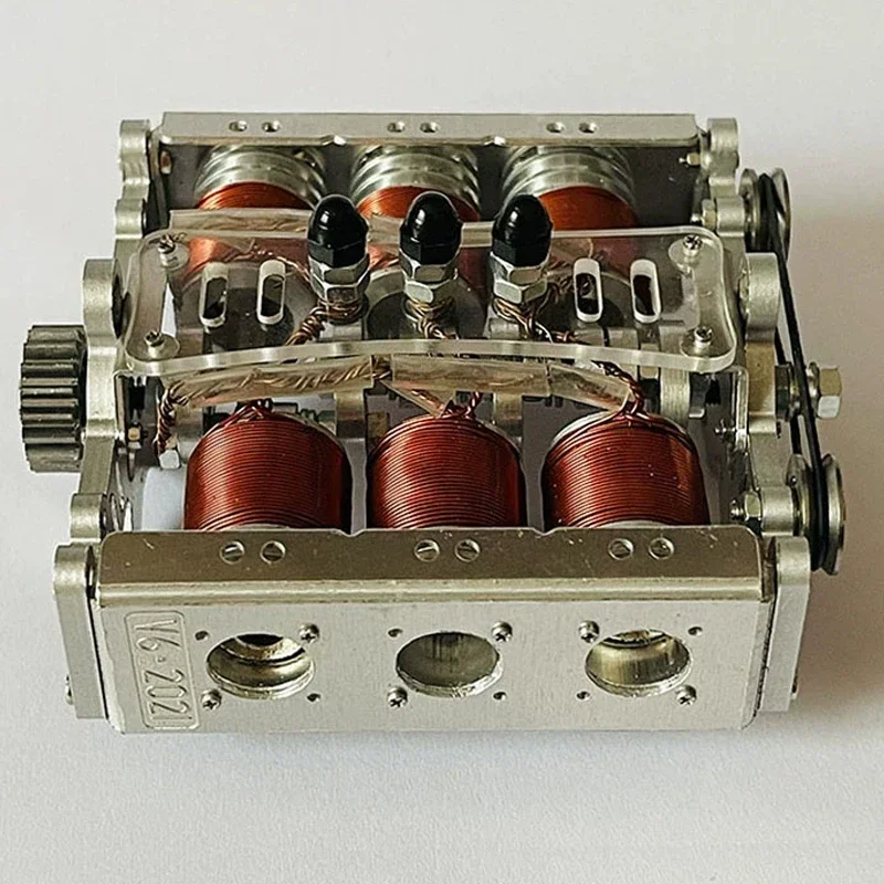 المحرك (مزدوج/أربعة/ستة أسطوانات متعارضة أفقيا نموذج محرك تيار مستمر الجمعية والضغط لعبة محرك المكبس المغناطيسي القوي