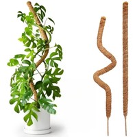 1pc Bendable Moss Pole for Plants Moss Poles for Climbing Plants | Coconut Palm Fiber Monstera Plant Support | Handmade Coco