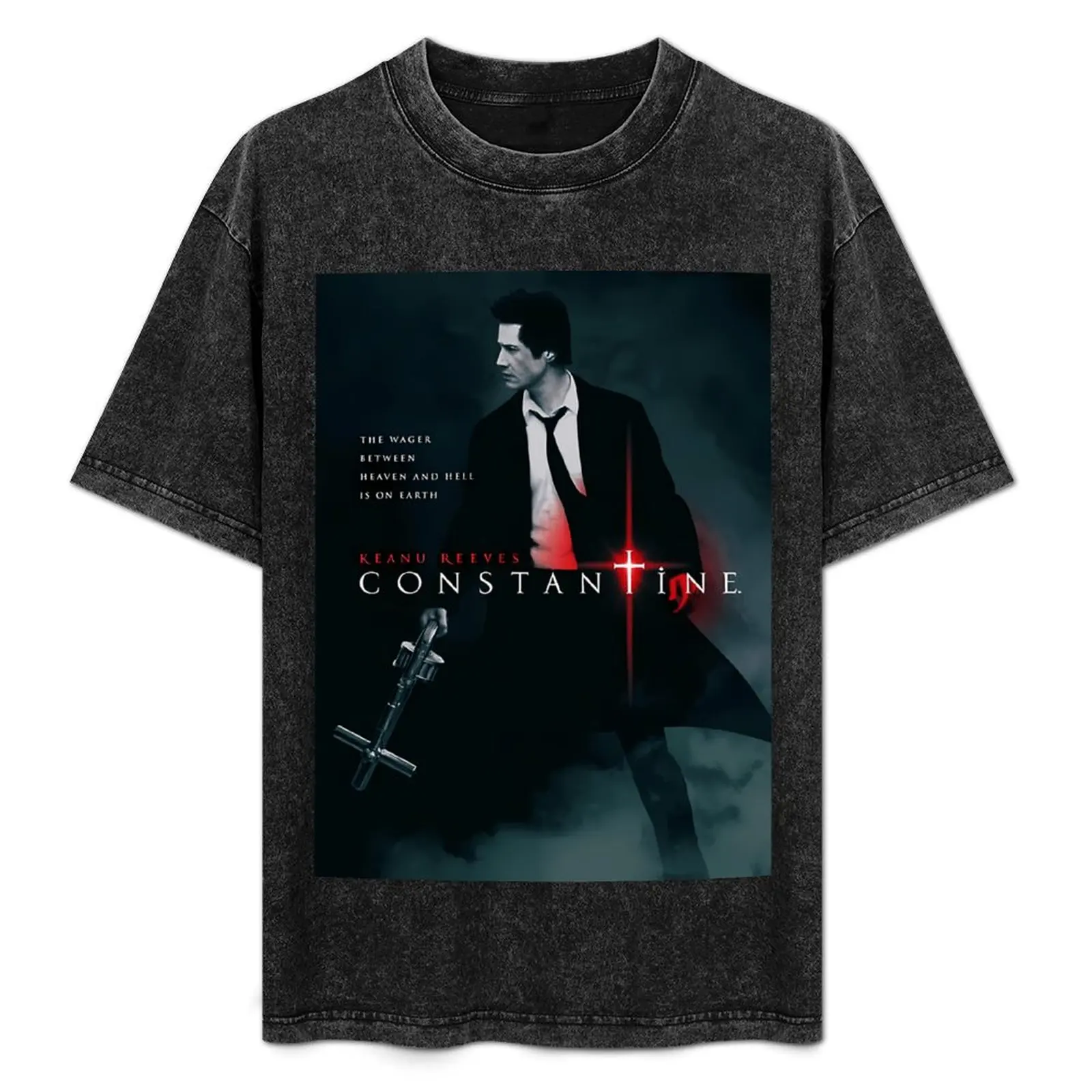 

constantine poster T-Shirt Large Size Basic Casual T-Shirt