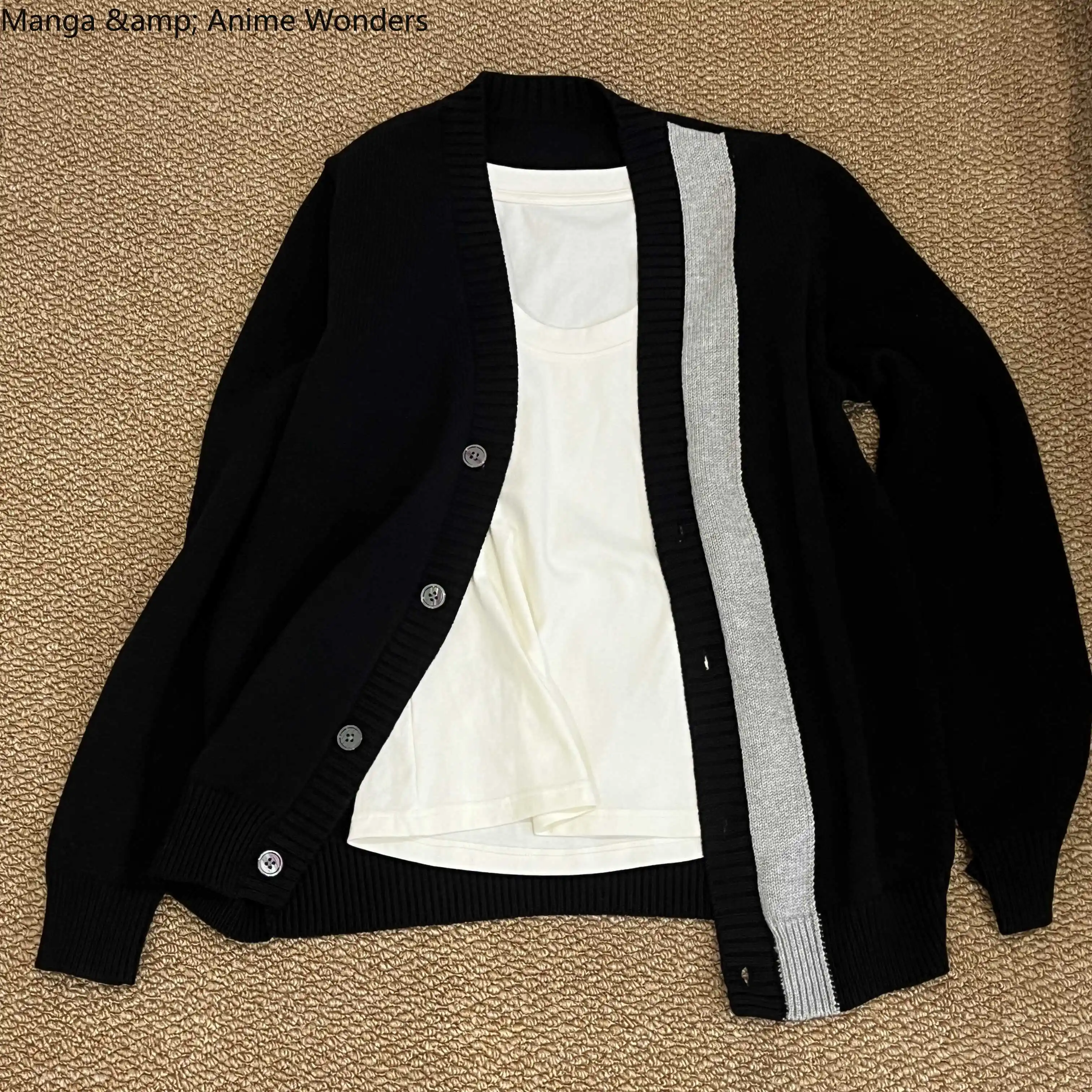 

Game Love and Deepspace Zayne Anime Adult Unisex Knit Sweater Cardigan Coat Role Clothing Clothes Cospaly Daily Coat Christmas