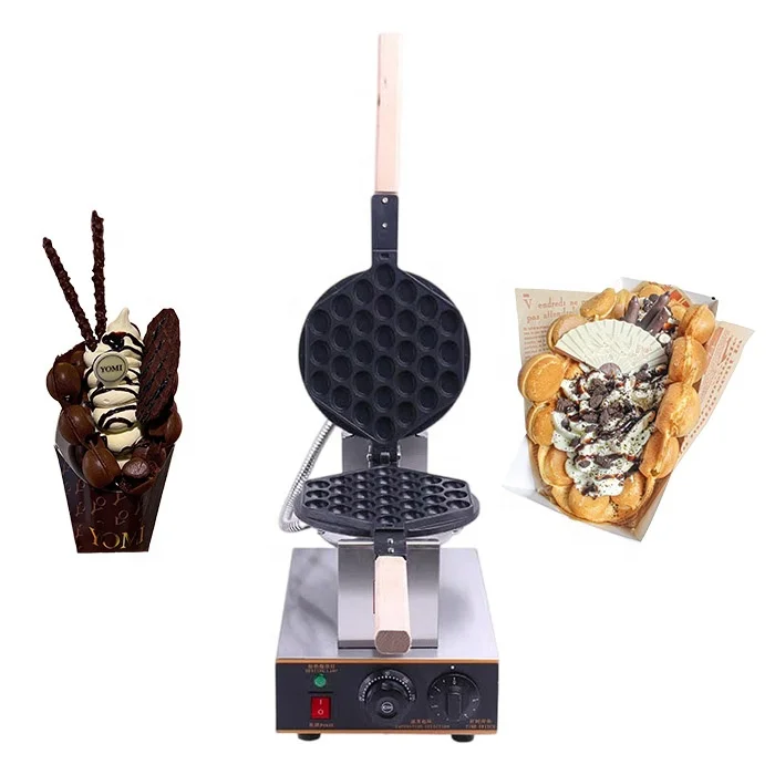 Máquina comercial de waffle de muffin de ovo de waffle de donut QQ fabricação de bolo de ovos