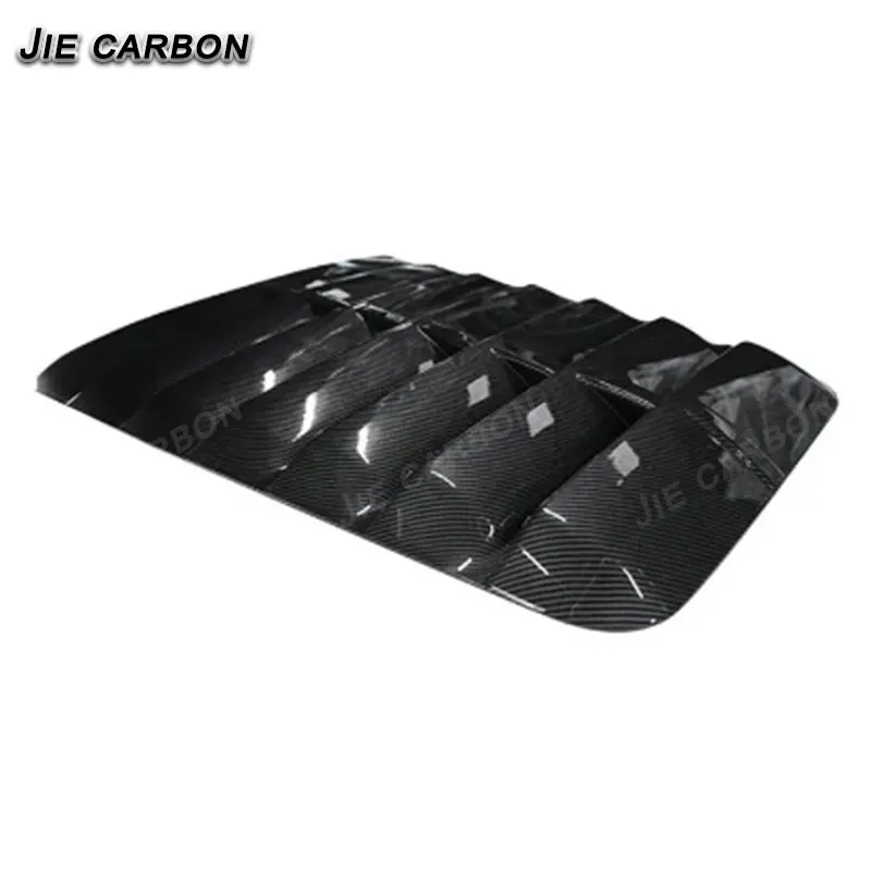 High Quality Carbon Fiber Front Bumper Engine Hood Vent Cover Machine Cover Fits For Ford Mustang GT500 2015-2020