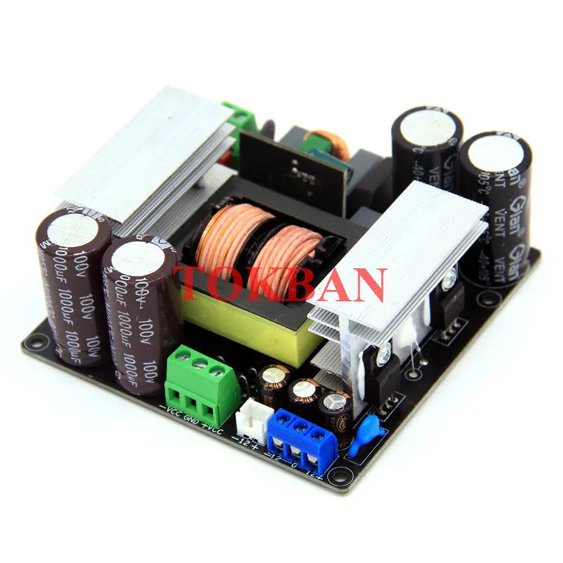 Tokban 700w LLC amplificateur carte d'alimentation à découpage double tension de sortie +-30v-80v pour bricolage amplificateur Audio AC200-240V