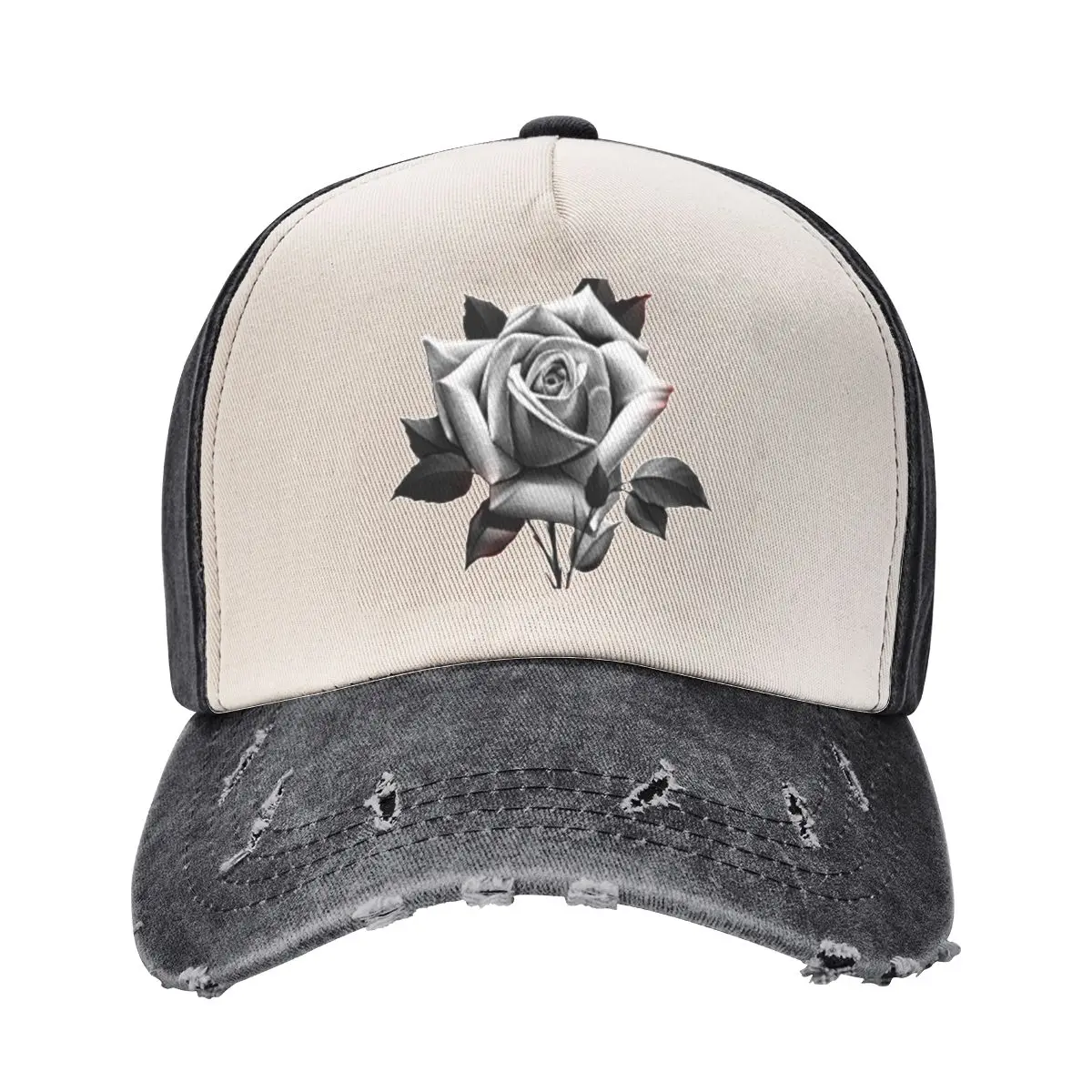 

black rose Baseball Cap beach hat Luxury man cap Hat Man For The Sun dad hat For Women Men's