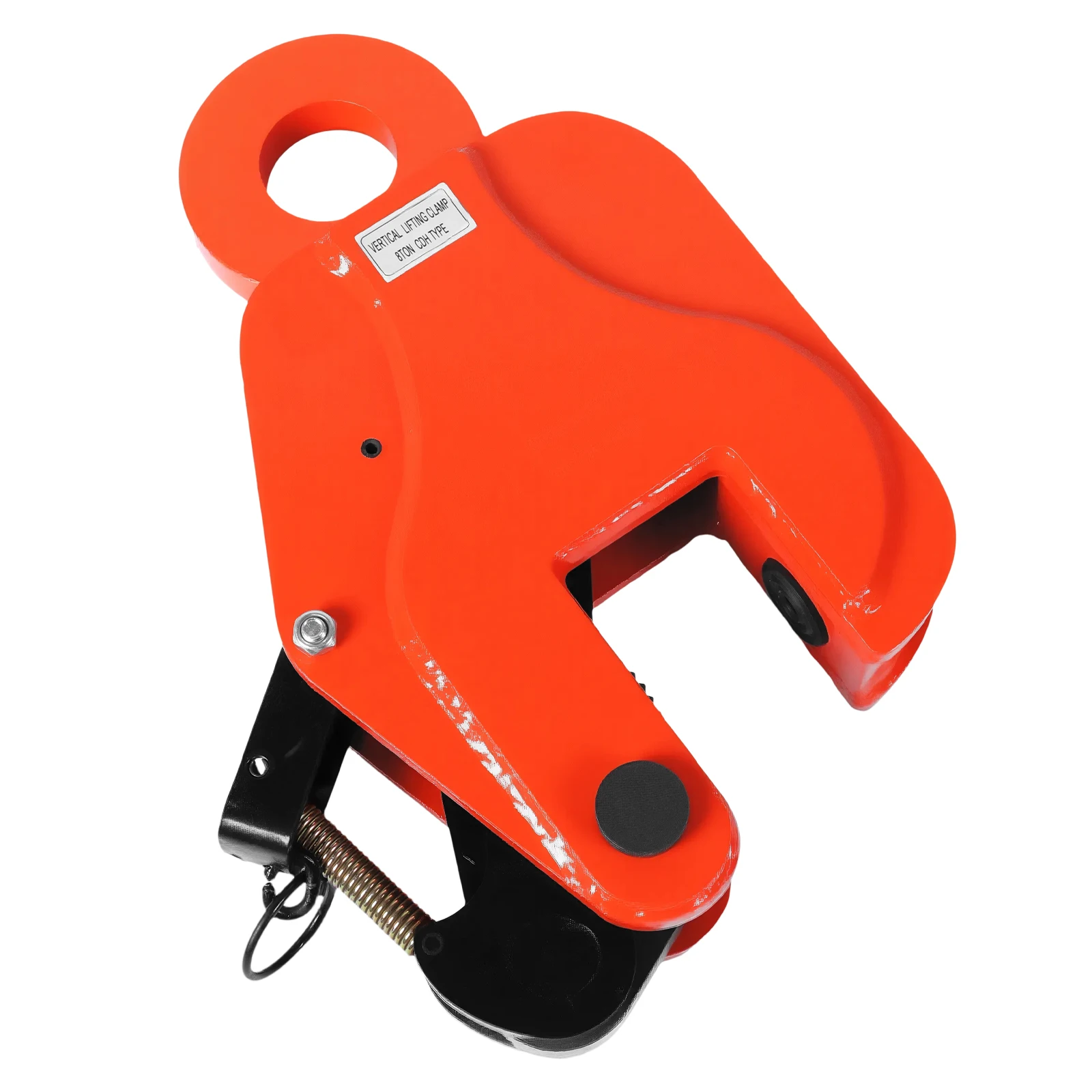 

8T Vertical Lifting Steel Plate Tongs Anti-Slip Adjustable Thicken Loading Hook for Marble Concrete Slab Brick Wood