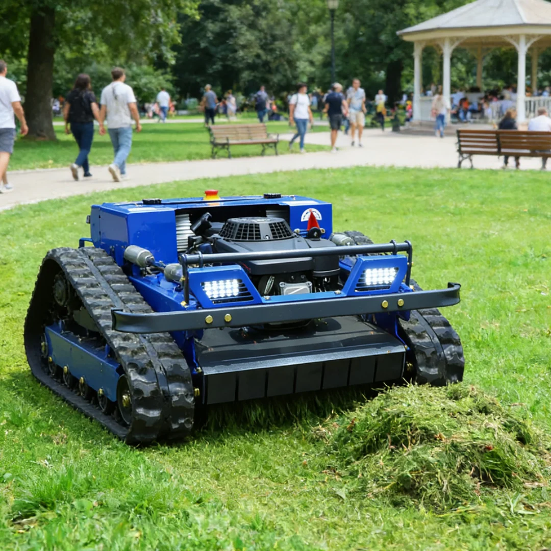 

Customized all terrain remote control lawn mower, forestry courtyard specific lawn mower, horizontal bar cordless lawn mower