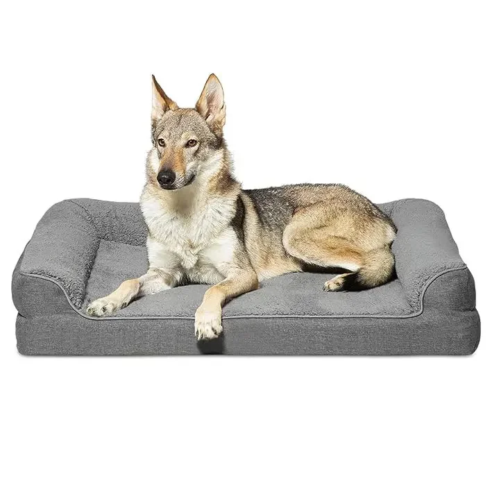 

Orthopedic Dog Bed Washable Dog Sofa Bed Couch with Removable Cover & Nonskid Bottom