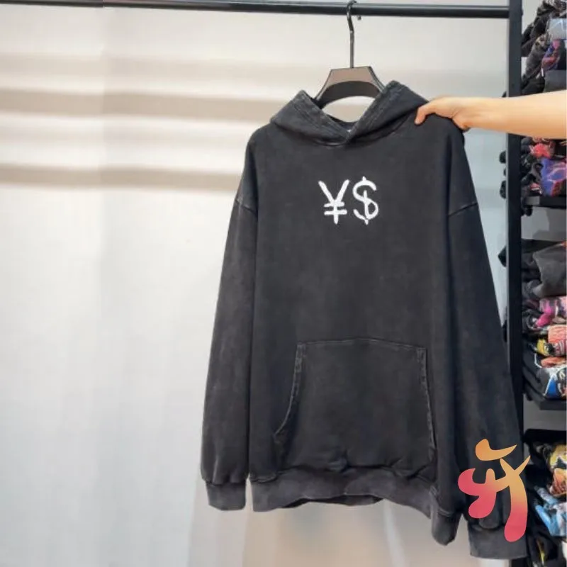 

RMB Dollar Currency Bald Eagle двусторонний принт Vulture толстовка с капюшоном хлопковые повседневные свободные толстовки с капюшоном для мужчин и женщин толстовки Kanye