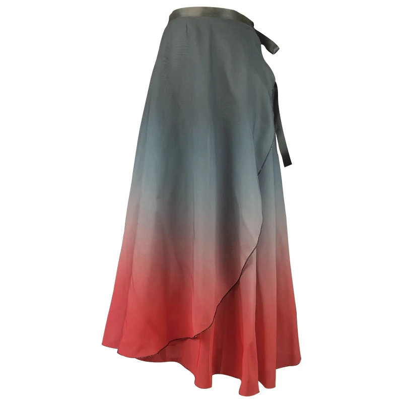 Bellydance Skirt Ballet skirt gauze skirt female classical dance skirt practice skirt one piece tie long skirt